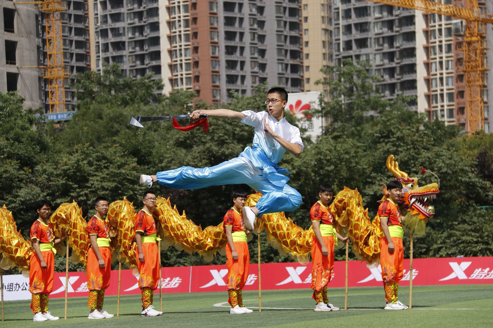 2023年西安青少年校园足球联赛,2019西安高新区校园足球联赛开赛