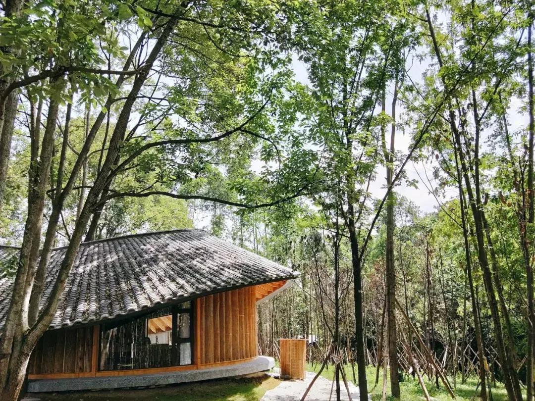 我去了成都向西50里的桃源村,朋友问我是不是去了日本?