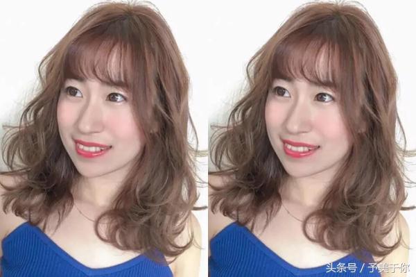 慵懒烫发中长冷烫,蛋卷烫中长发慵懒风