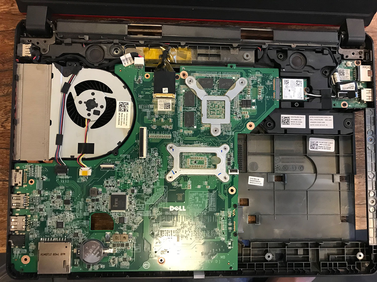 戴尔游匣14-7447升级,戴尔游匣14-7447清灰换硅脂