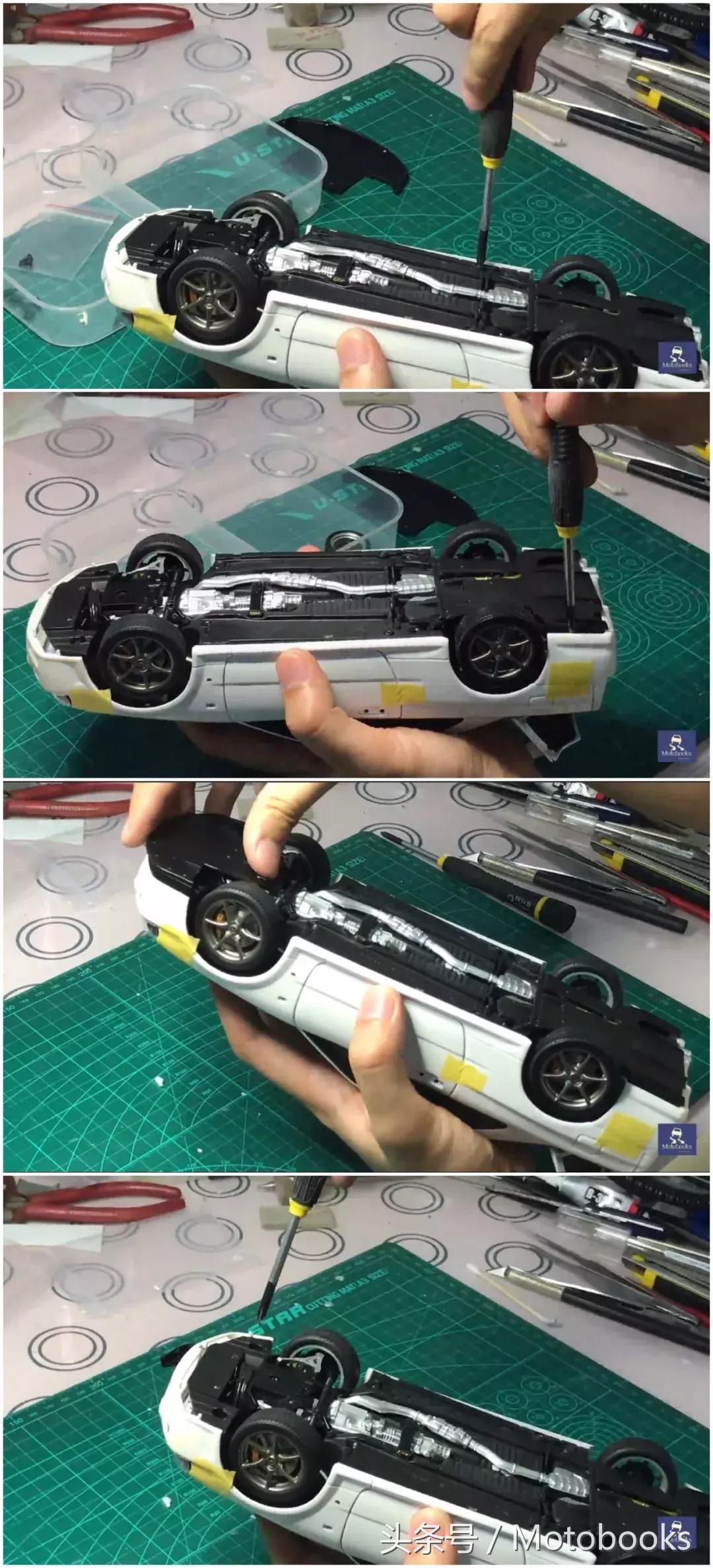 爱拆车模｜如何拆解1:18AUTOart日产GT-R34汽车模型