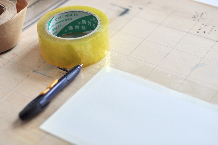 水彩湿裱法,水彩湿画法要裱纸吗