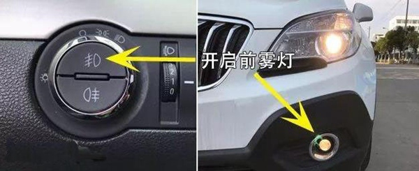 行车时灯光操作新手必看,如何正确读懂汽车灯光位置示意图