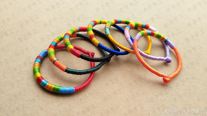 端午节女五彩手绳,端午节怎么编五彩手绳