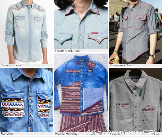 男士必备衬衫单品,男士牛仔衬衫经典搭配