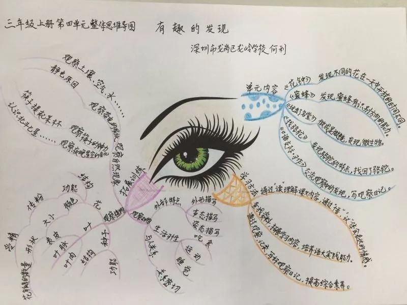 三年级上册语文思维导图模板空白,三年级语文第一单元思维导图8k纸