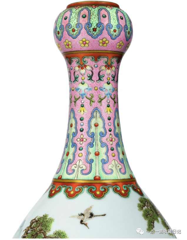 为什么估价这么高?宫粉地洋彩鹤鹿同春如意瓶6月12日巴黎苏富比