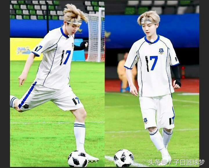 足球高手鹿晗,足球技术第一人