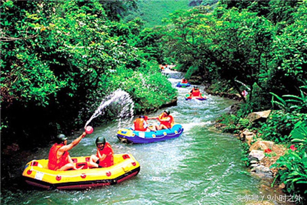 惠州最刺激的漂流,惠州南昆山川龙峡漂流
