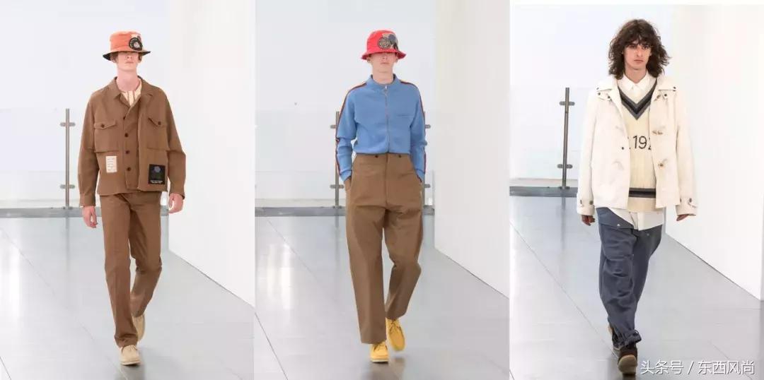 2019春夏伦敦男装周上的三个不同风格的展现