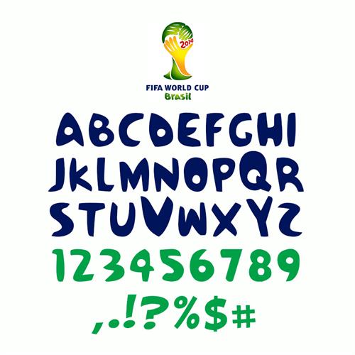 2022世界杯创意字体,女足世界杯专属字体下载