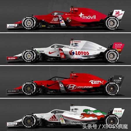 f1赛车比赛彩绘,2013年f1赛车涂装