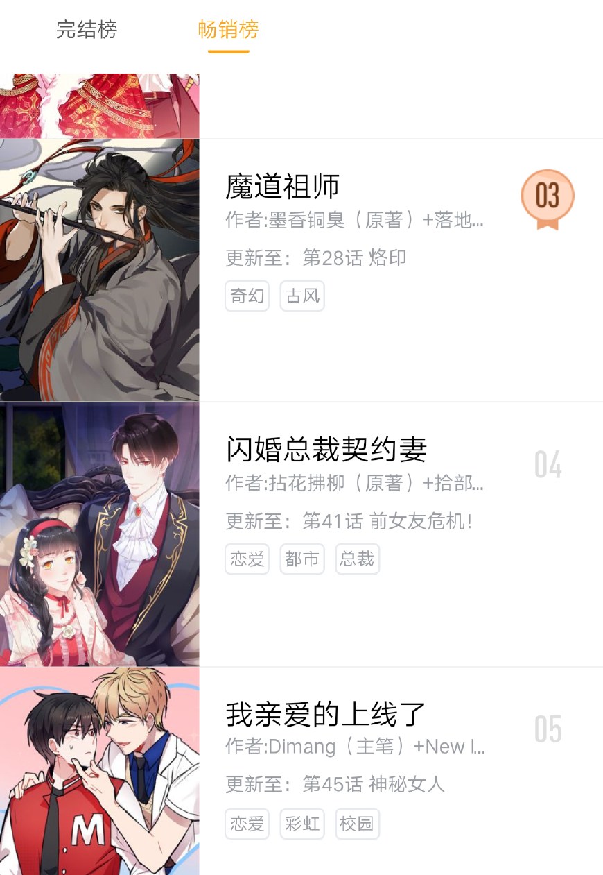 快看漫画中很甜的漫画推荐,快看漫画中有哪些好看的古风漫画