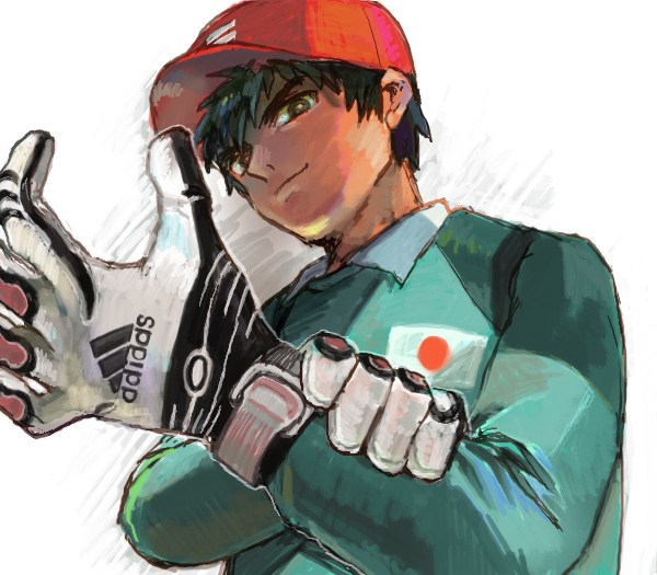 足球小将若林源三守球,足球小将若林源三初到德国守门