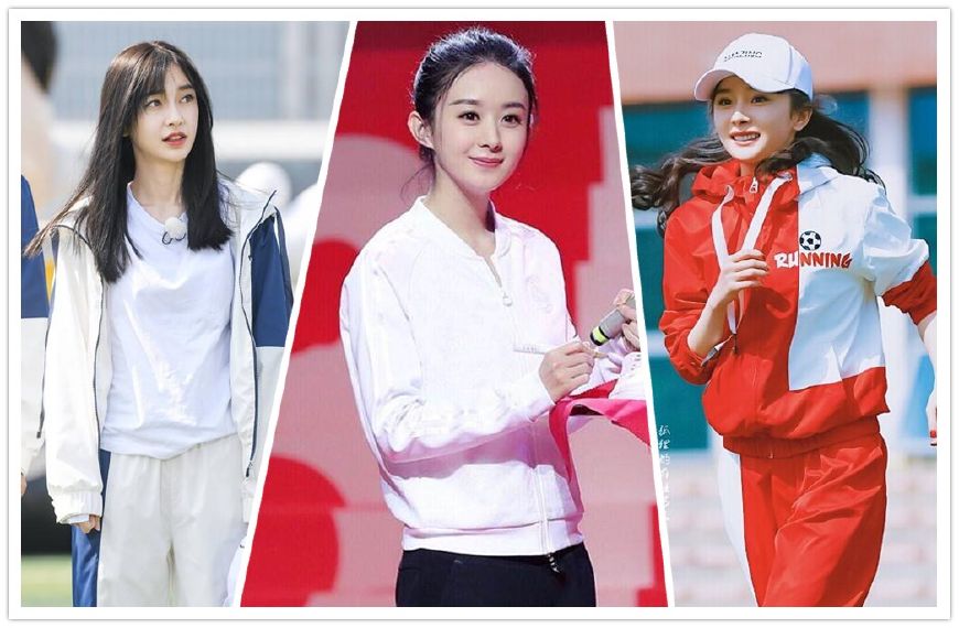 本以为迪丽热巴惊艳全场,迪丽热巴运动风穿搭