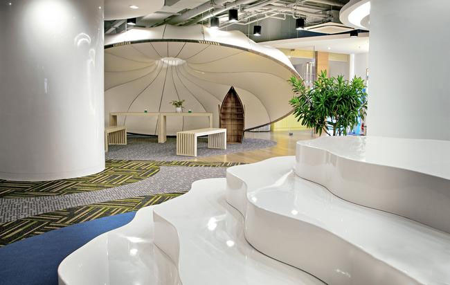 设计赏析——深圳市腾讯计算机系统有限公司大族办公区