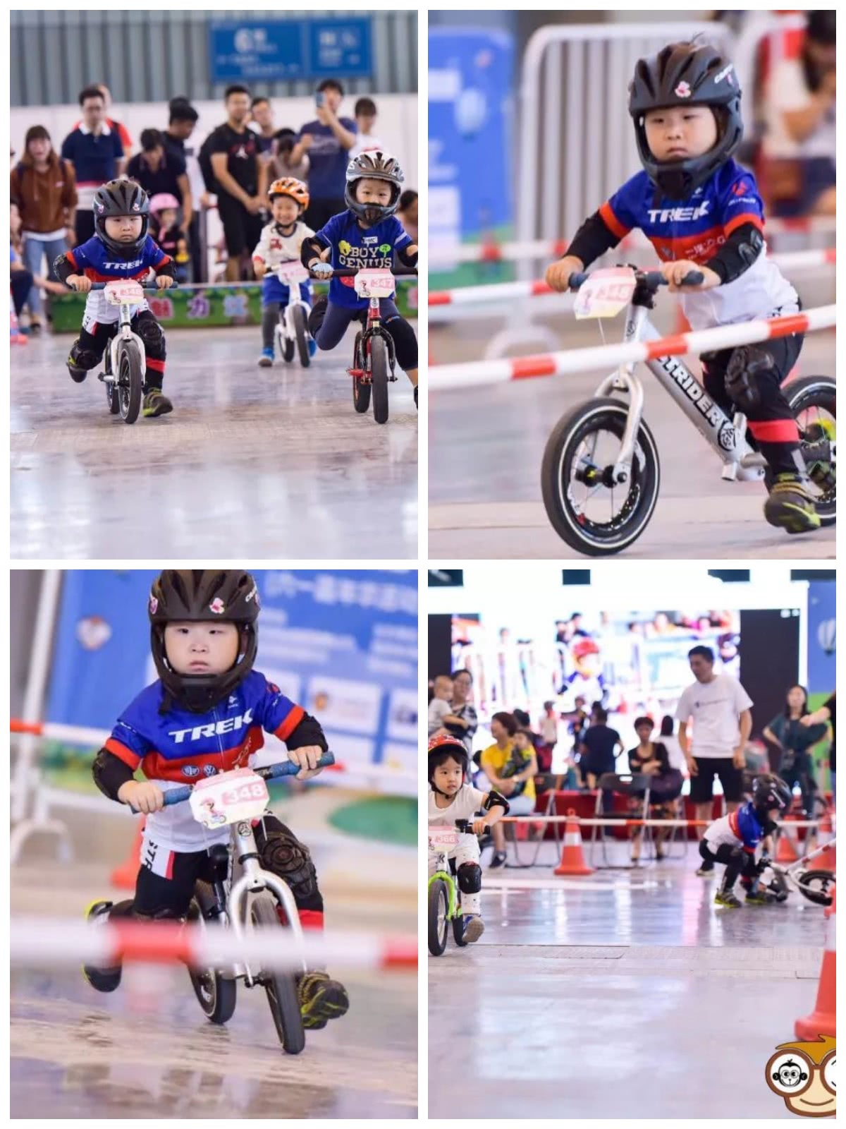 南京3岁萌娃，旋风小子骑平衡车