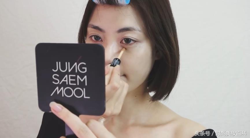 橘色系高级感妆容,白皮淡颜高级感妆容