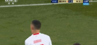 瑞士对塞尔维亚第二个球越位,进球庆祝手势有深意瑞士