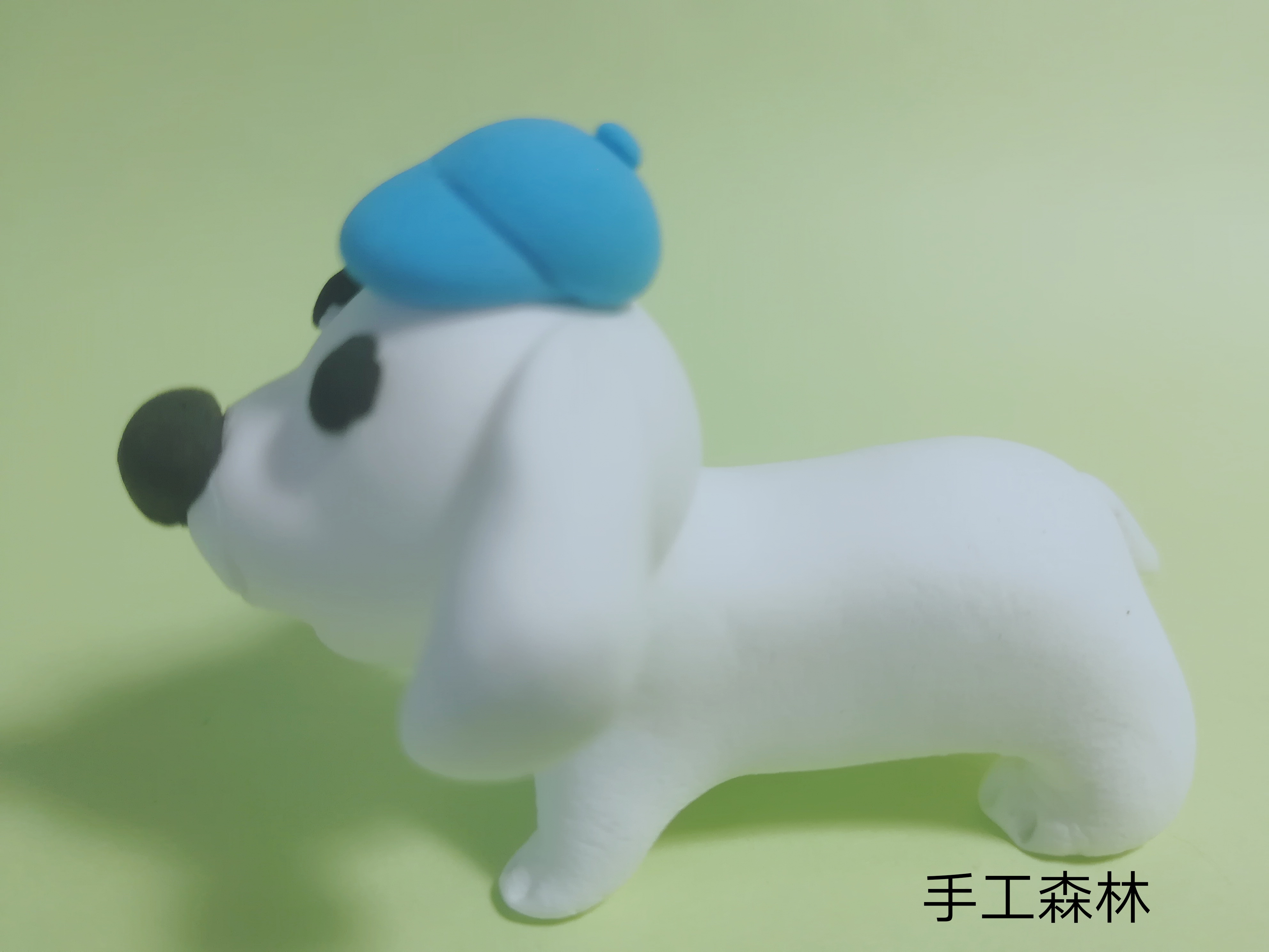 超轻粘土做财神狗,用超轻粘土做柯基狗