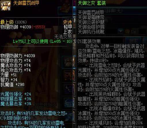 85版本天御套装在哪爆,dnf85天御套效果