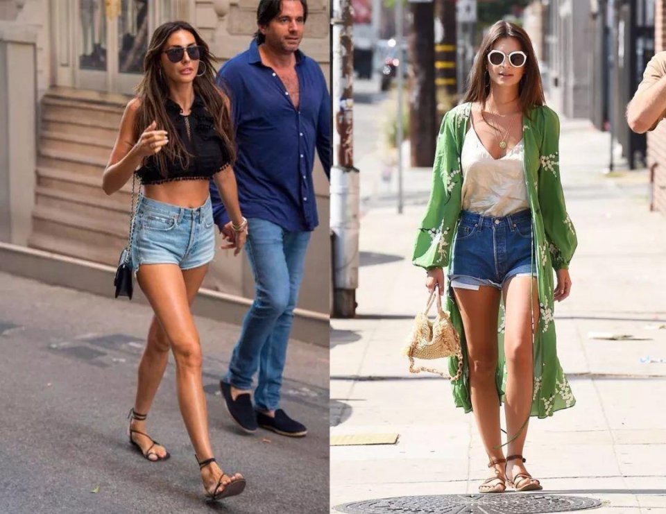 胖脚穿短裤怎么搭鞋子,短裤搭配平底鞋好看吗