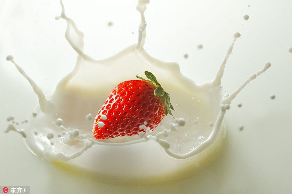 牛奶浇哈密瓜,牛奶浇甜瓜