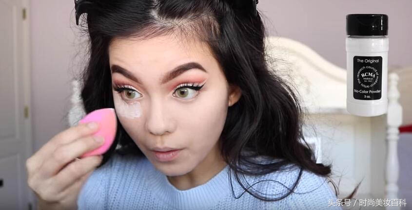 骚气十足妆容欧美艺术眼妆画法,欧美妆教程辣妹眼妆