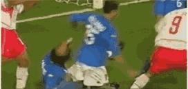 韩国队足球世界杯犯规小合集,02年世界杯韩国队犯规集锦