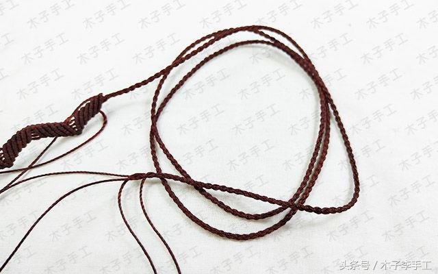 锁骨链编法教程大全,手工编织双层锁骨链绳子教程