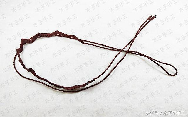 锁骨链编法教程大全,手工编织双层锁骨链绳子教程