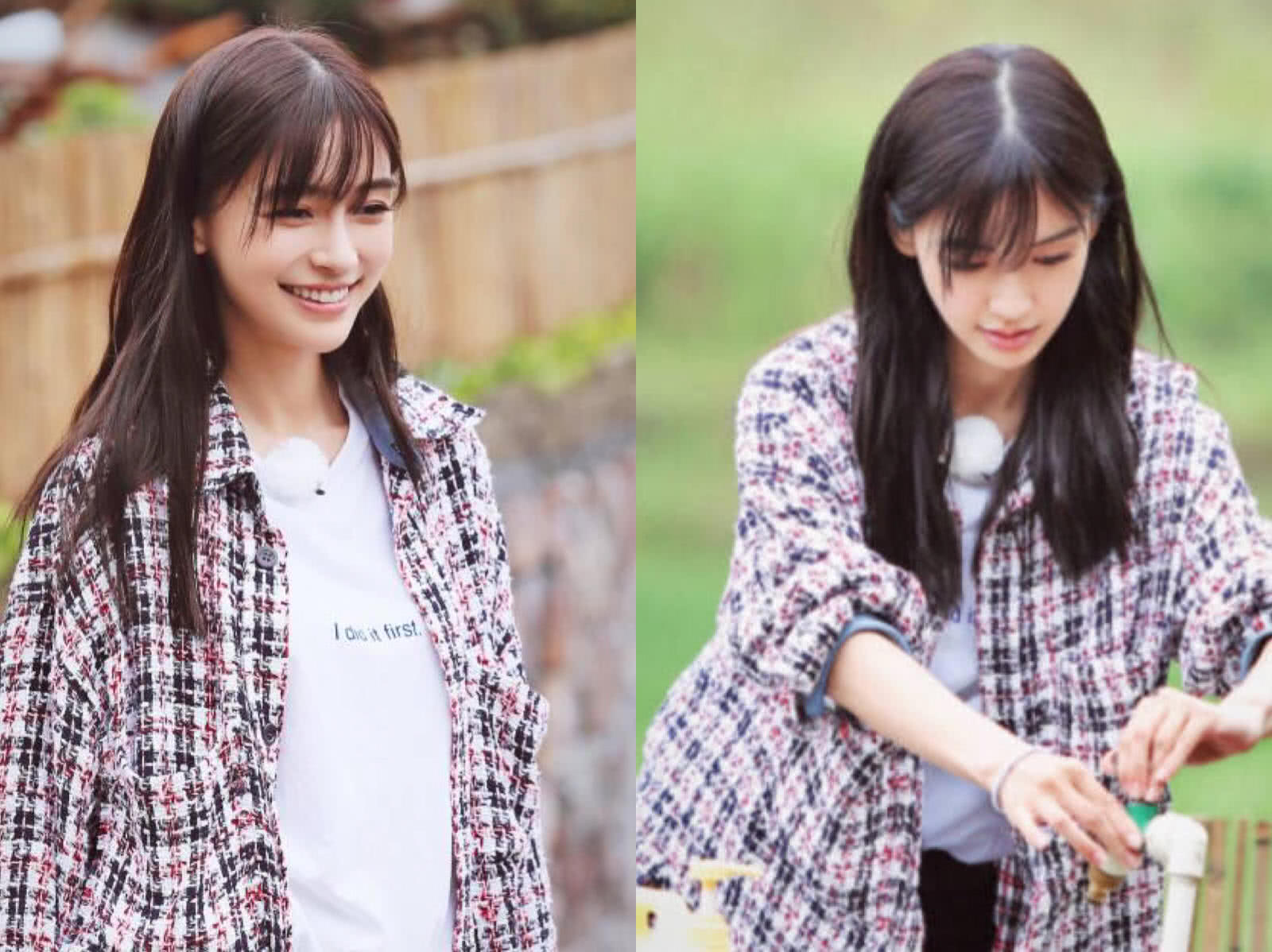 何炅和baby,何炅穿2千多t恤插秧