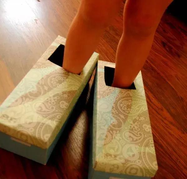 鞋盒变废为宝,鞋盒变废为宝简单又漂亮不用墙纸