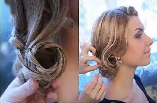 烫发后怎样扎头发好看,短烫发没有刘海怎么半扎头发好看