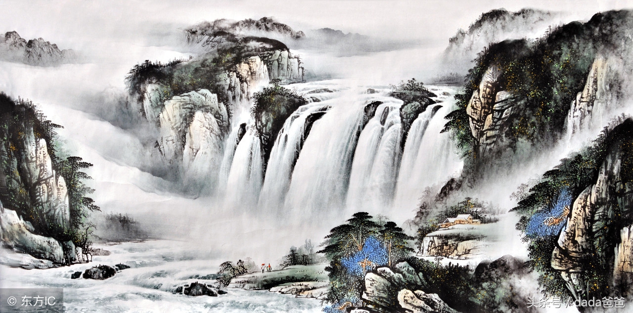 40首古诗词配绝美国画,古诗词意境国画