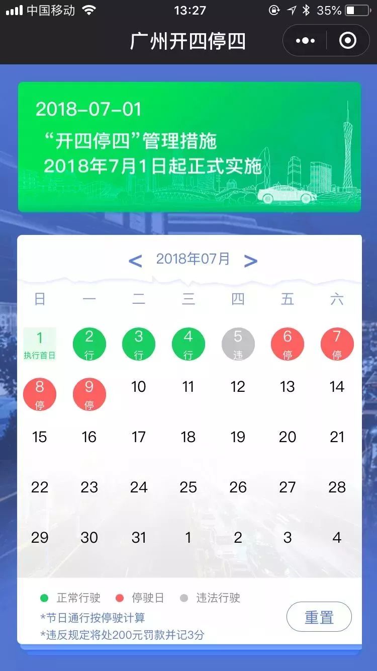 广州外地车限行开4停4是什么意思,广州交警开四停四第一次怎么处罚