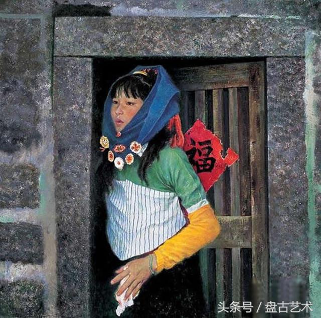 《爱情誓言的守望者》油画太美了（盘古文化艺术油画装饰画定制）