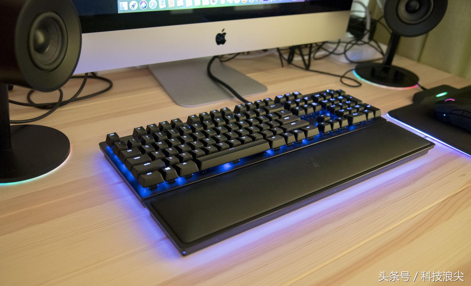 雷蛇键盘猎魂光蛛紫轴测评,雷蛇猎魂光蛛精英版评测