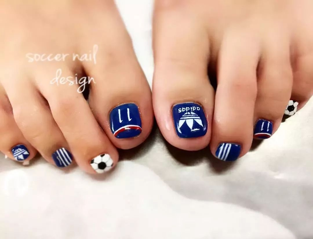 世界杯款美甲,2020盘点抖音最火3款美甲