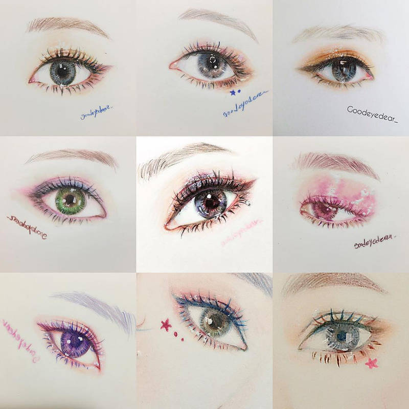 如何画眼睛教程超详细真实,初学者画眼睛五种简单方法速成