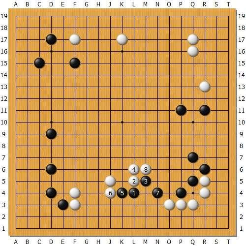 闪光一手2:此手恍惚间将棋盘棋子化为了一幅美丽的画面