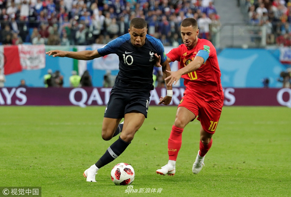 世界杯法国1比0比利时官方集锦,俄罗斯世界杯半决赛法国对比利时