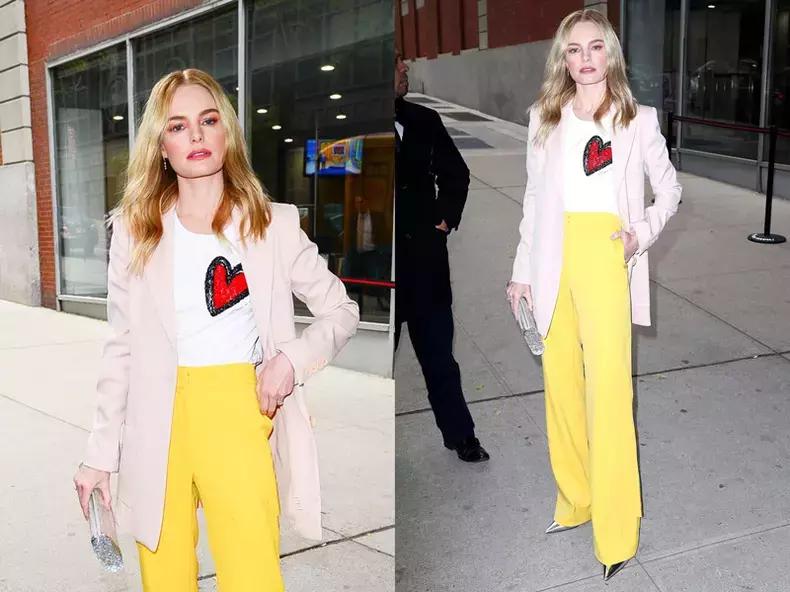 平胸五五开的身材，学穿简约风，谨记三要素