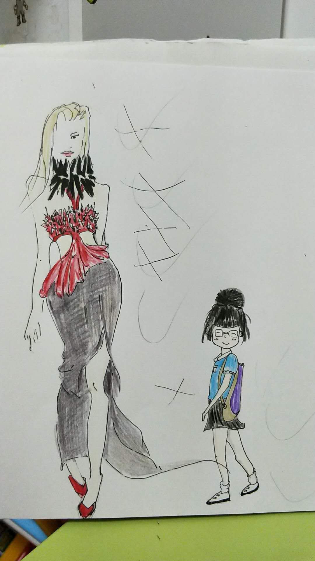 绘画是表达内心想法最纯粹的语言,绘画真的能滋养人的心灵