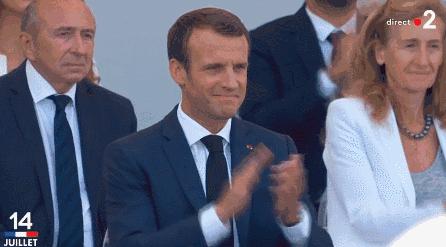 马克龙法国输后的表现,马克龙法国阅兵