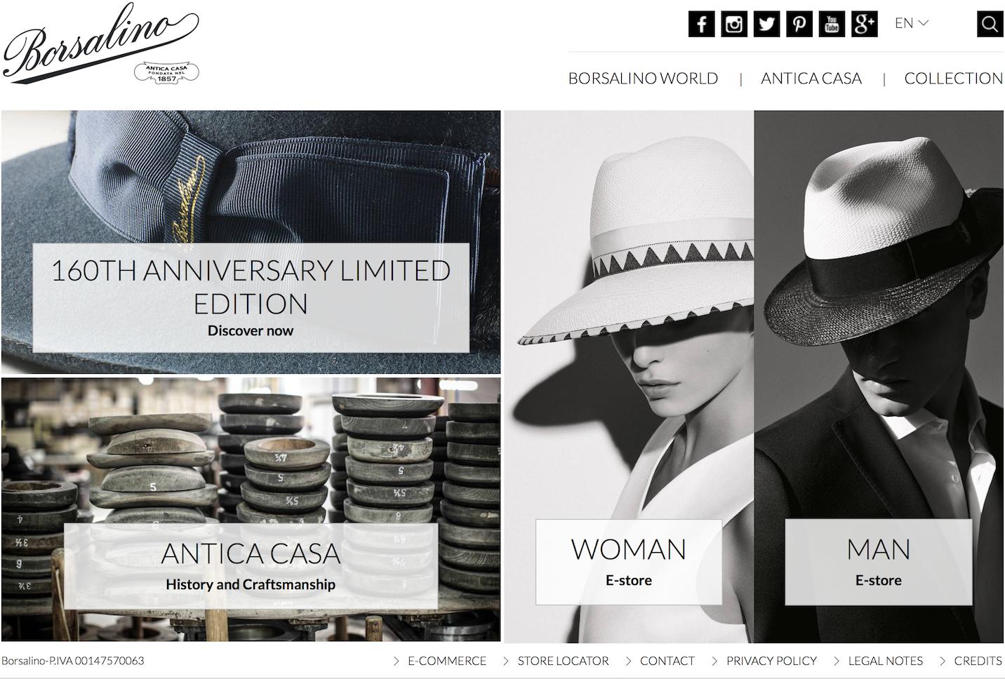 濒于破产的意大利老牌制帽商Borsalino被私募基金收购