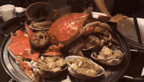 各种海鲜不限量,50种不限量海鲜