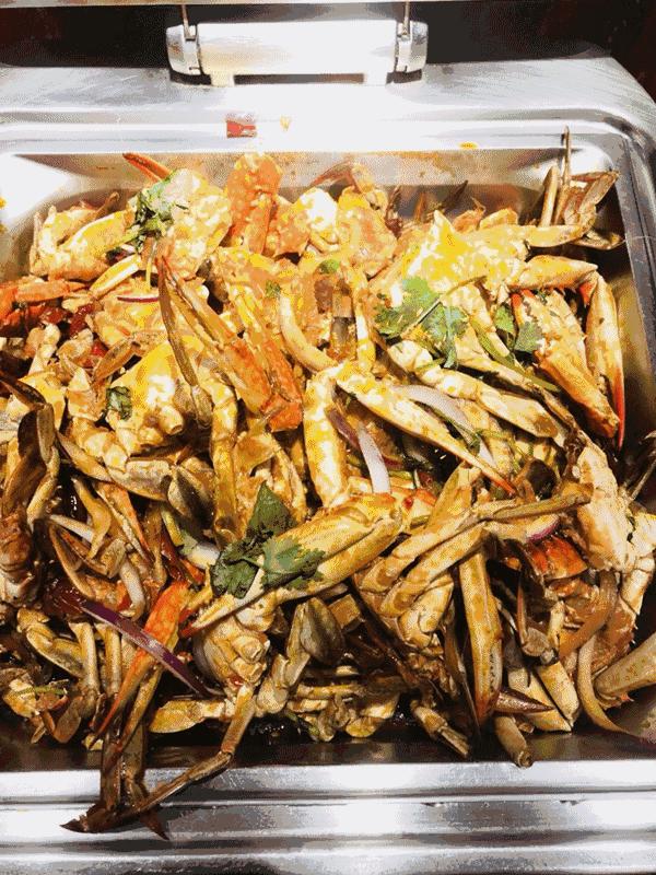 各种海鲜不限量,50种不限量海鲜