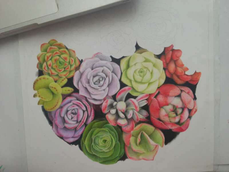 幸福原创画吧画友（7月17日）习作分享