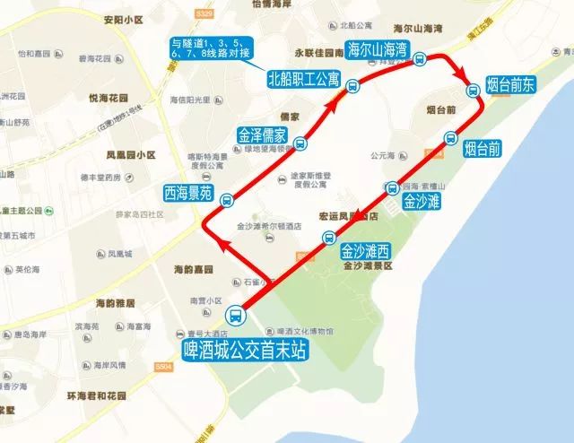 青岛啤酒节交通路线,青岛啤酒节开城攻略路线